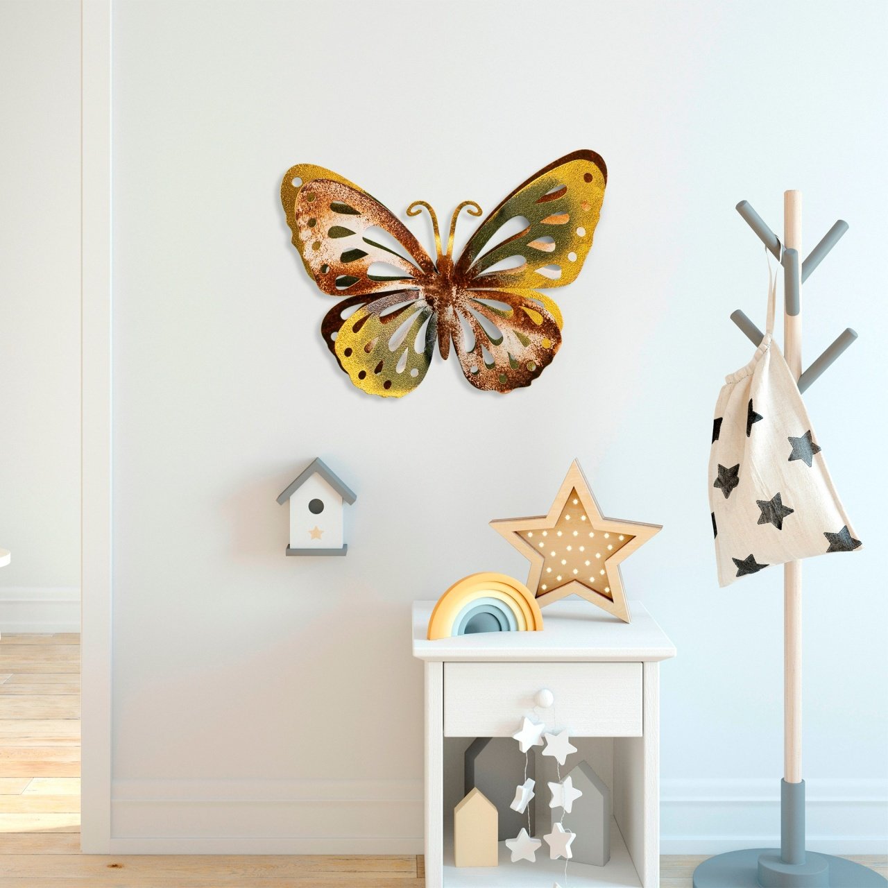 Accesorii Metalice Perete, Dust leaf, UnicUtil, Culoarea Multicolor
