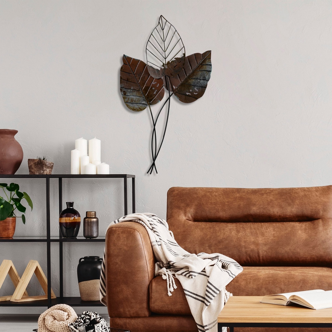 Accesorii Metalice Perete, Ember ripple, UnicUtil, Culoarea Maro - 2 | YEO