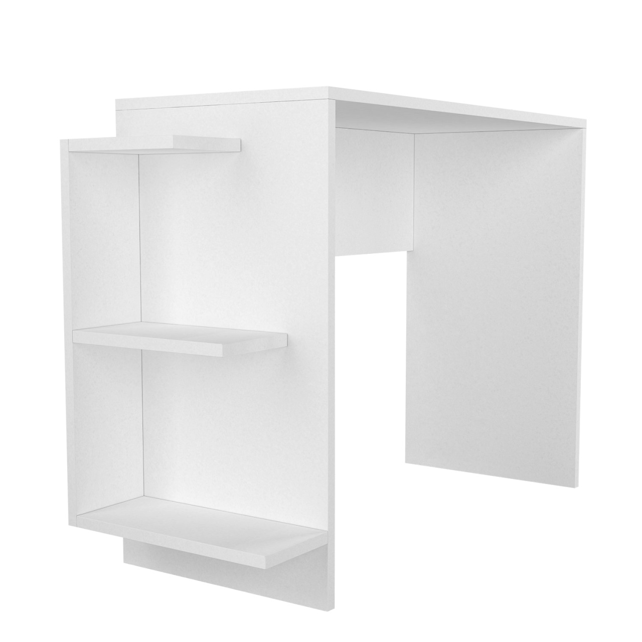 Birou, Pure WhiteSpace, UnicUtil, 104.5 x 40 x 73.8 cm, Alb - imagine 6