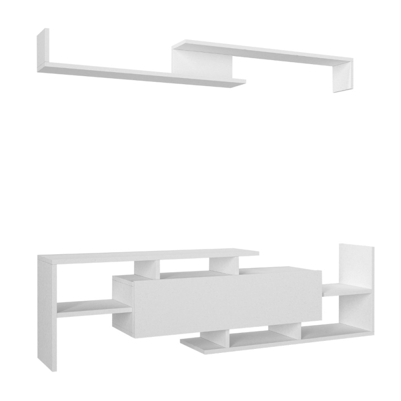 Comodă TV, Dream Tv Unit, UnicUtil, Alb - imagine 4