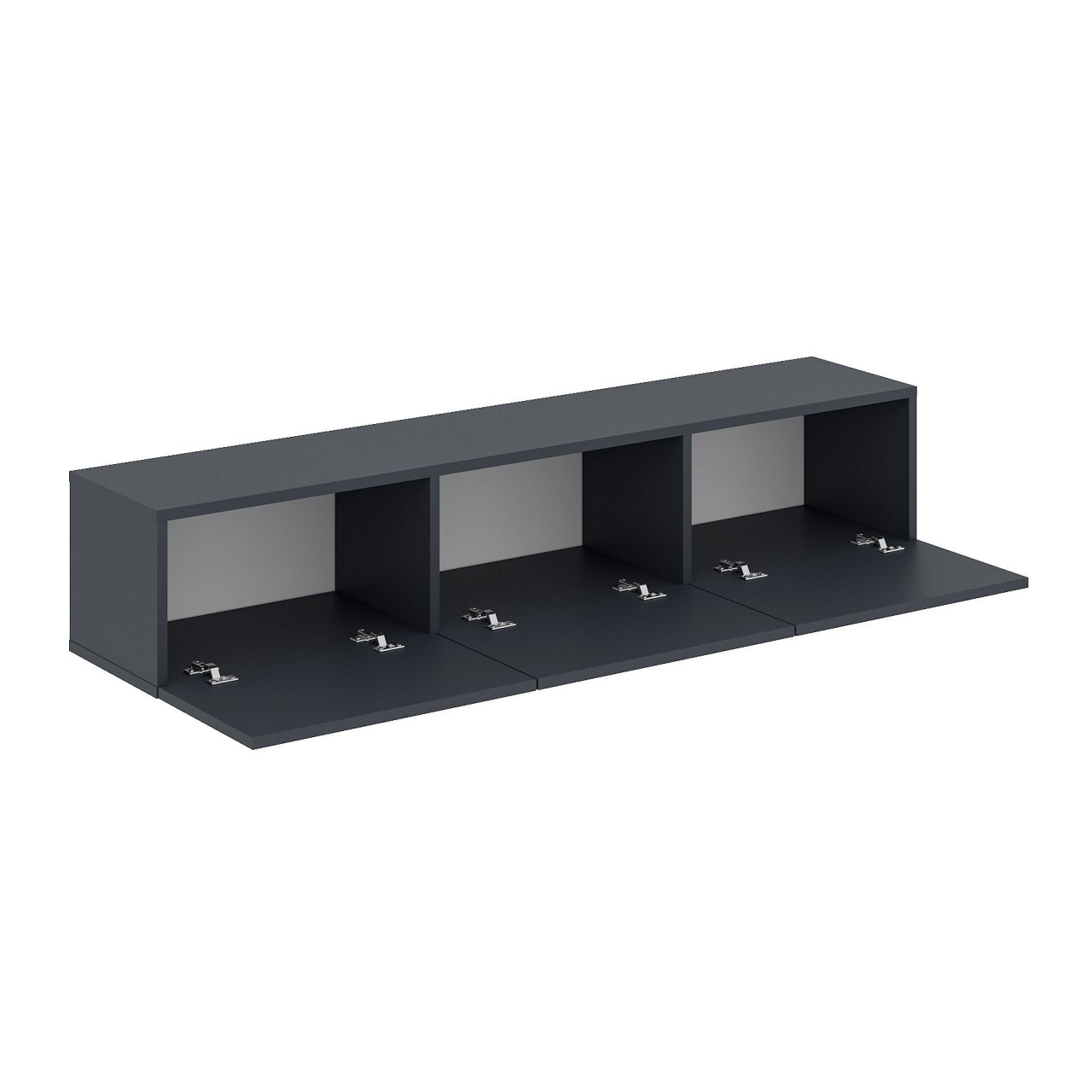 Comoda TV, Oscar Anthracite, UnicUtil, Antracit, Lățime: 180 cm, Înălțime: 45 cm, Adâncime: 31,4 cm - view 7