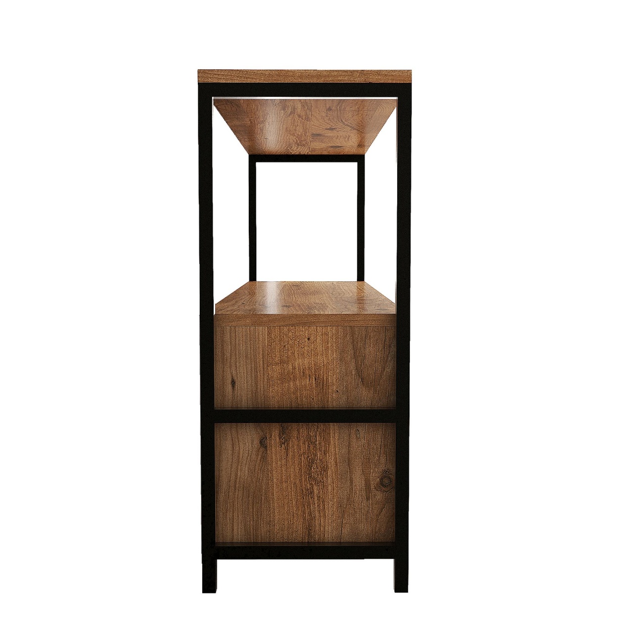Consolă, Nero V2, UnicUtil, Pin Atlantic-Negru, Lățime: 120 cm, Înălțime: 75 cm, Adâncime: 30 cm - view 9