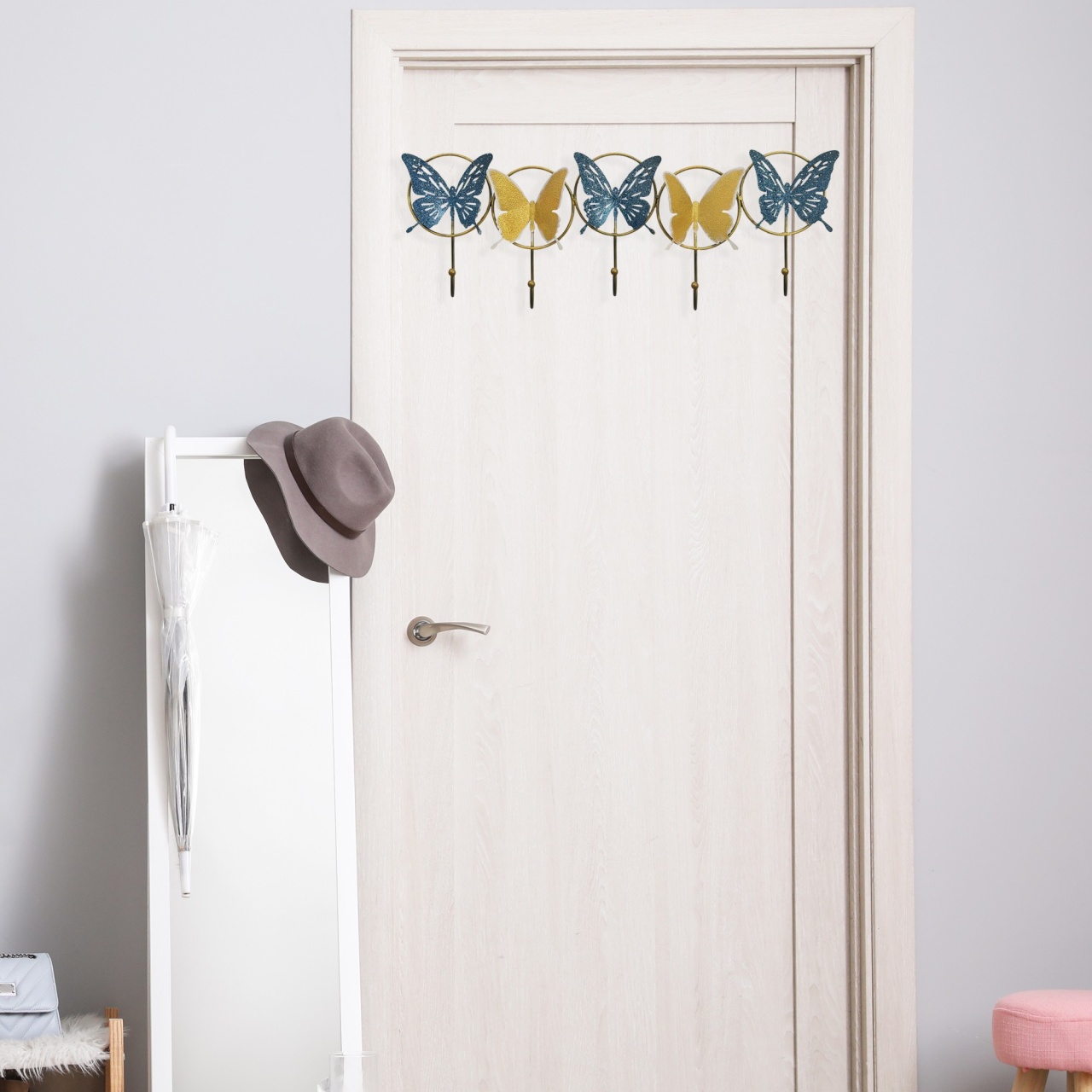 Cuier Metal, Breeze mist, UnicUtil, Culoarea Multicolor - 2 | YEO