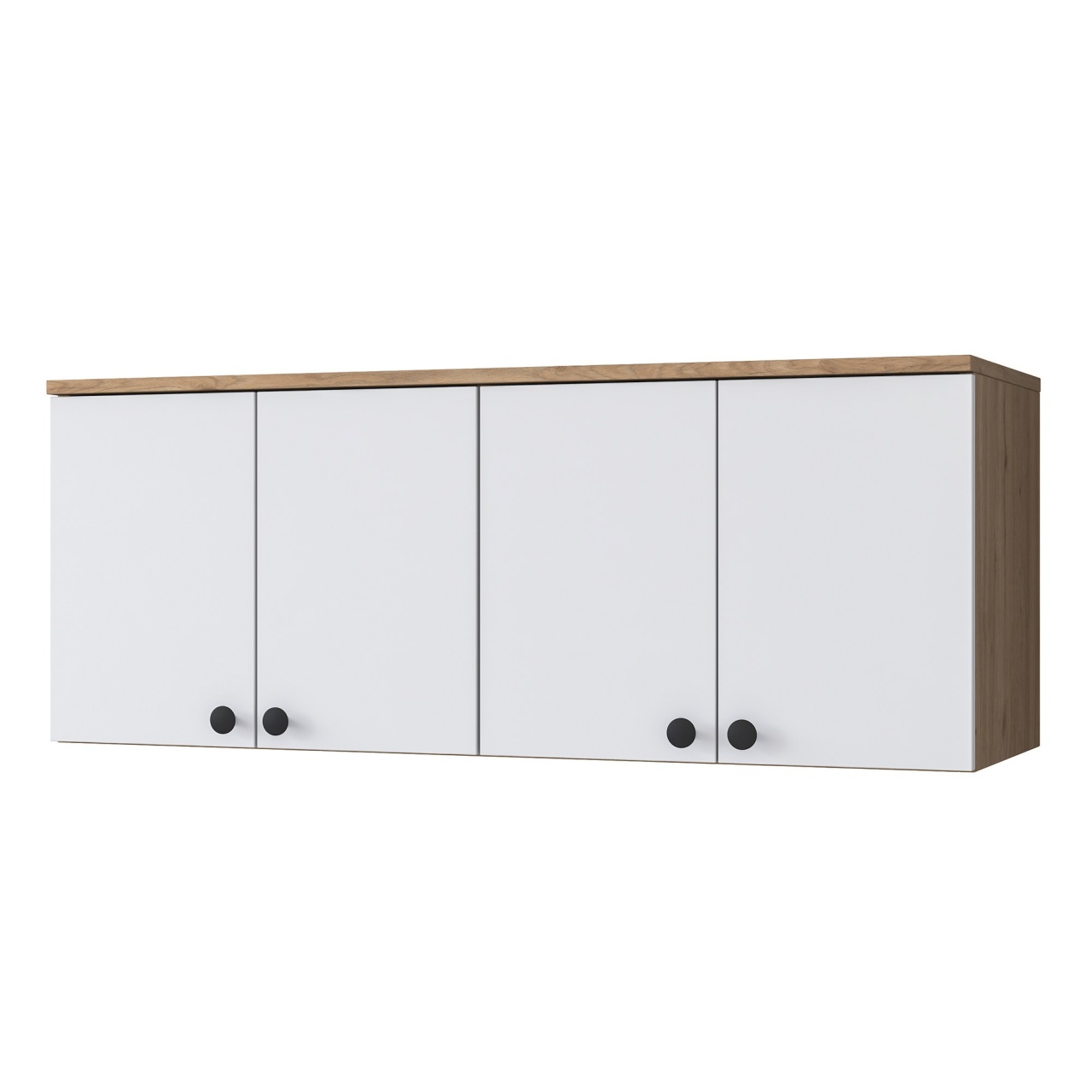 Dulap multifuncțional, Ba120 2670, UnicUtil, Nuc-Alb, Lățime: 120 cm, Înălțime: 46,8 cm, Adâncime: 42,5 cm - imagine 9