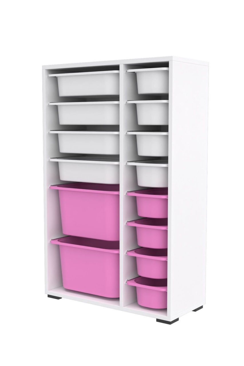 Dulap multifunctional, Breeze thorn, UnicUtil, Culoarea Alb Roz - 3 | YEO