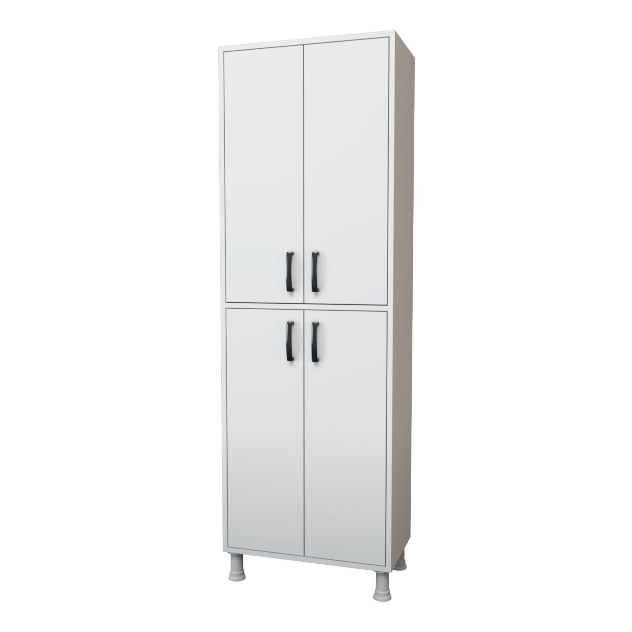 Dulap multifuncțional, M4 1103, UnicUtil, Alb, Lățime: 62,6 cm, Înălțime: 191 cm, Adâncime: 35,8 cm - view 5