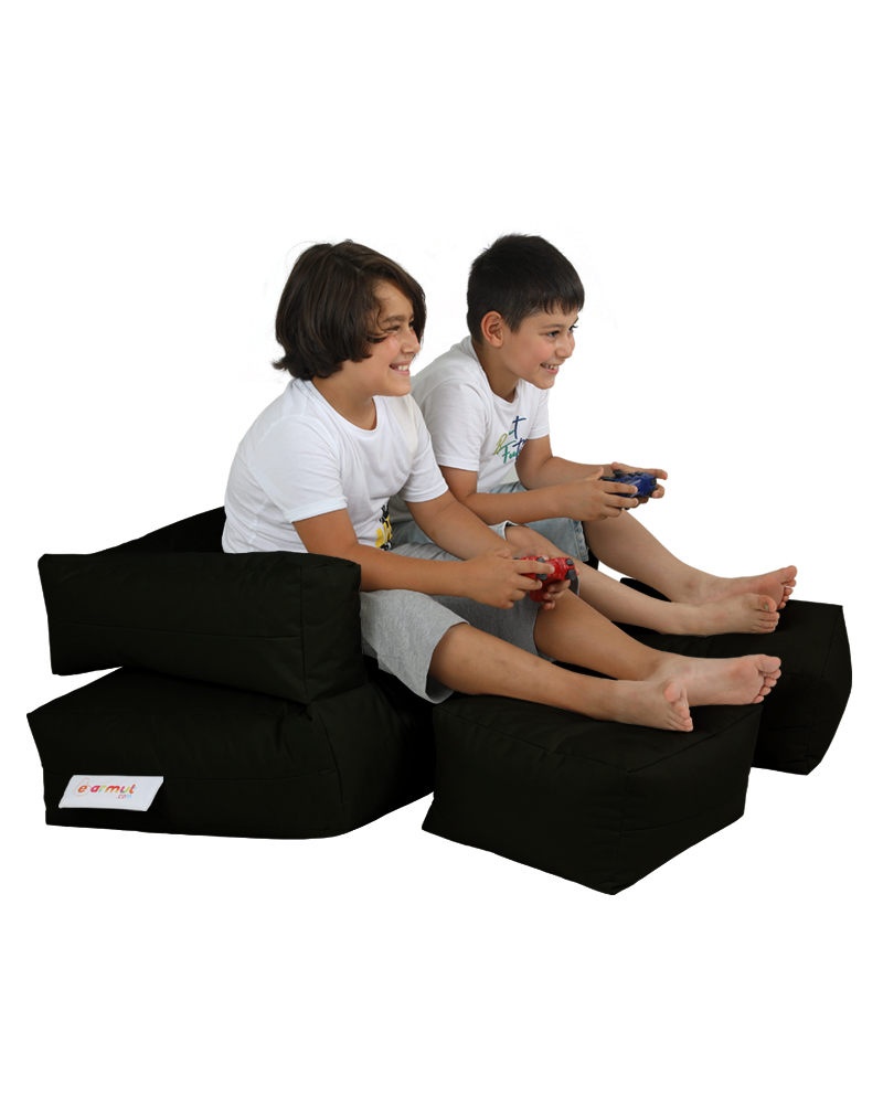Fotoliu Puf Gradina, Ridge ember, UnicUtil, Culoarea Negru - 3 | YEO