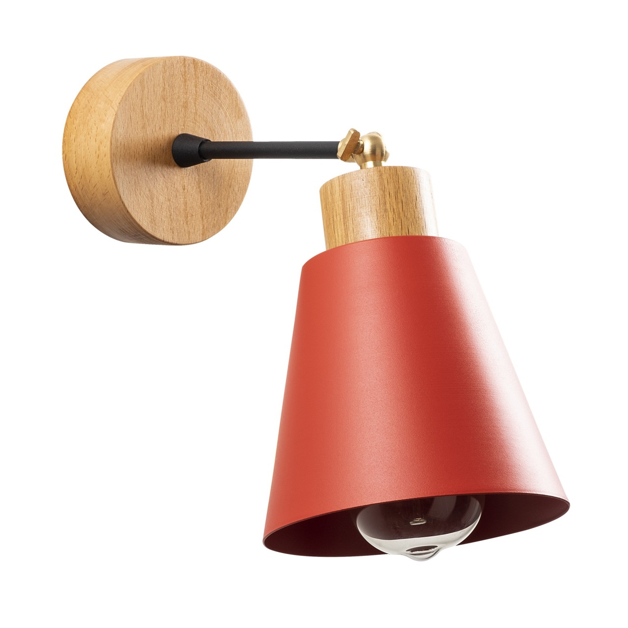 Lampa Perete, Ripple shell, UnicUtil, Culoarea Rosu - 2 | YEO
