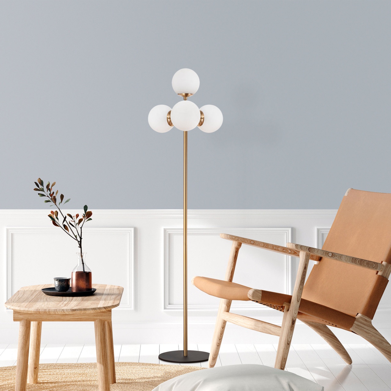 Lampadar, Breeze ridge, UnicUtil, Culoarea Auriu - 1 | YEO