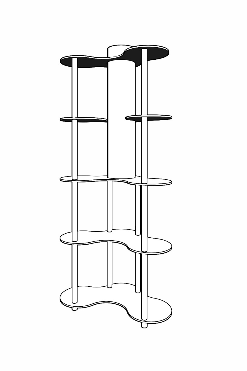 Lampadar, Ember root, UnicUtil, Culoarea Nuc - 4 | YEO