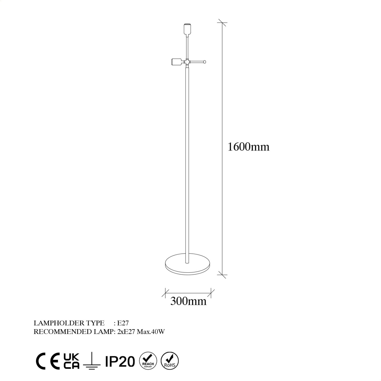 Lampadar, Mist vine, UnicUtil, Culoarea Negru - 4 | YEO