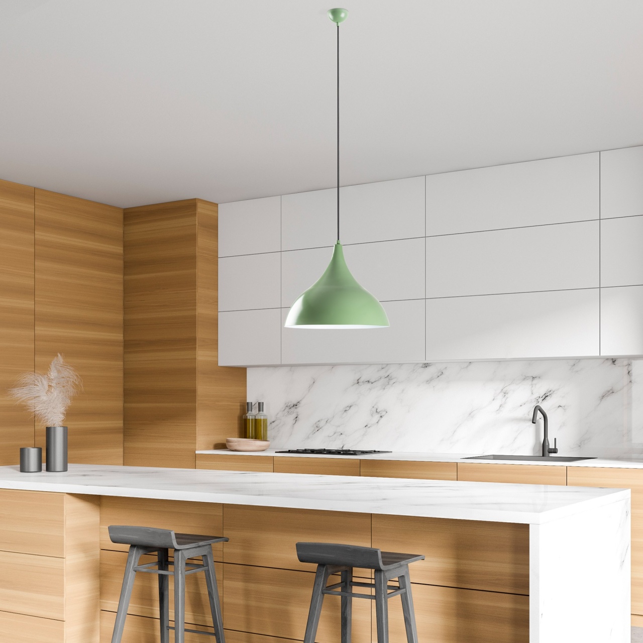 Lustra, Peak cloud, UnicUtil, Culoarea Verde Deschis - 2 | YEO