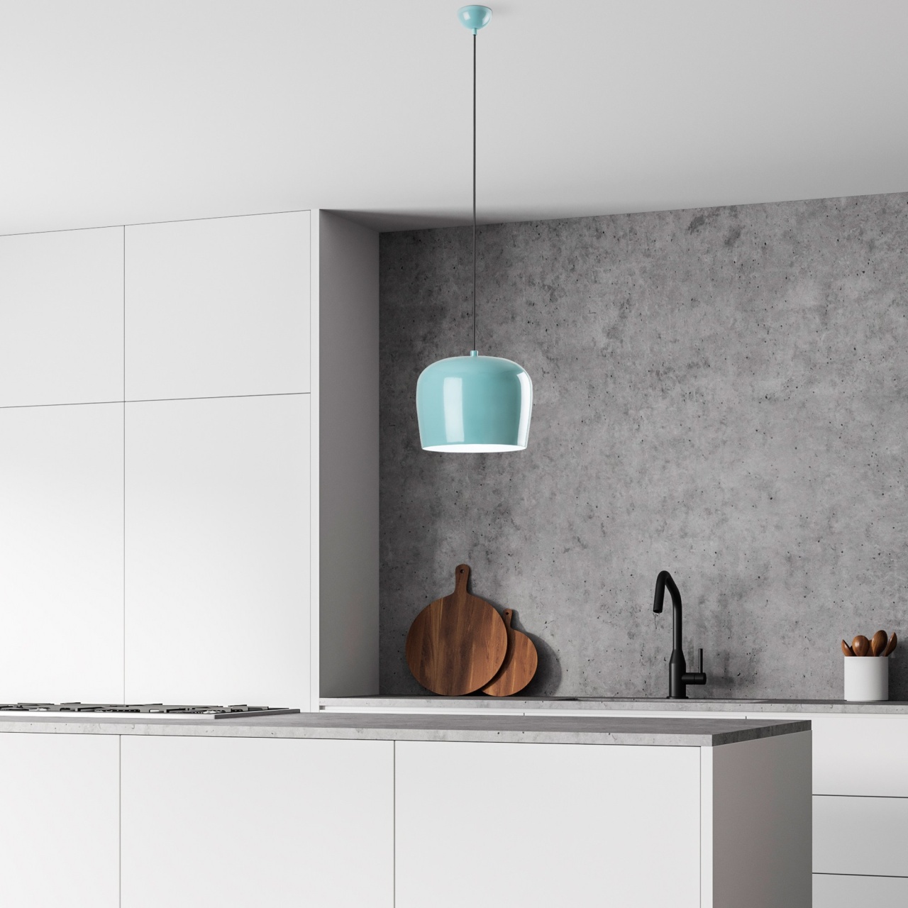 Lustra, Peak grove, UnicUtil, Culoarea Turcoaz - 1 | YEO