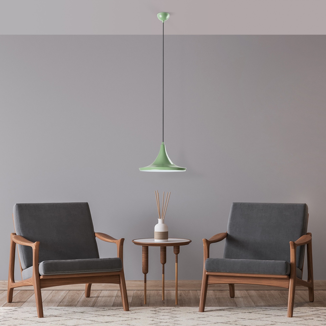Lustra, Shade leaf, UnicUtil, Culoarea Verde Deschis - 2 | YEO