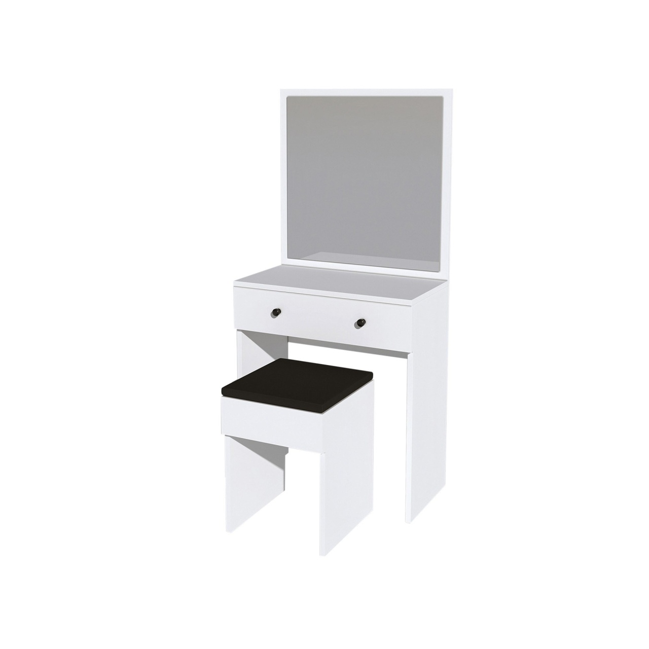 Masă de machiaj, Felix Design, UnicUtil, Alb, Lățime: 65 cm, Înălțime: 139, cm Adâncime: 35 cm - view 7