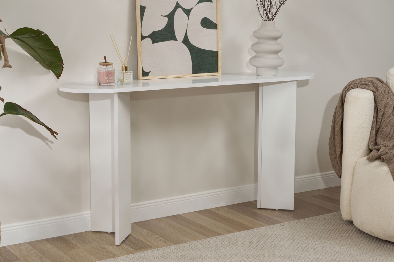 Masa decor, Sira White, UnicUtil, Alb, Lățime: 150 cm, Înălțime: 75 cm, Adâncime: 35 cm - view 2