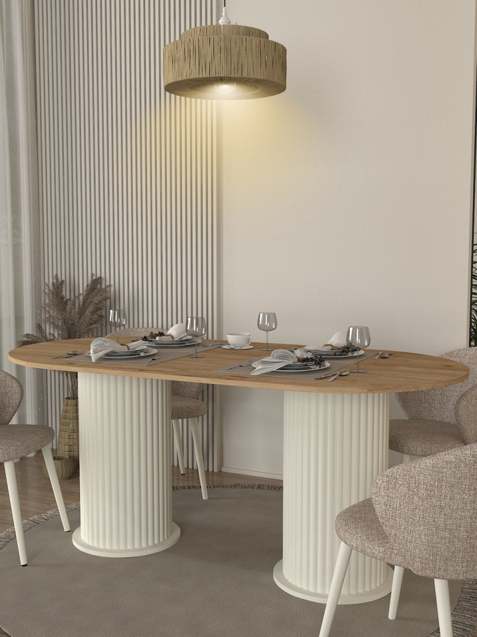 Masa dining, Compact Design, UnicUtil, Crem, UUMD08