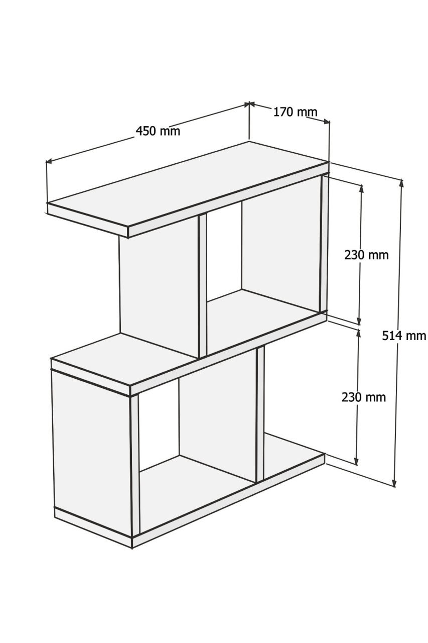 Masă laterală, Zet Sapphire, UnicUtil, Safir, Lățime: 45 cm, Înălțime: 51,4 cm, Adâncime: 17 cm, 835PUQ2847 - view 4
