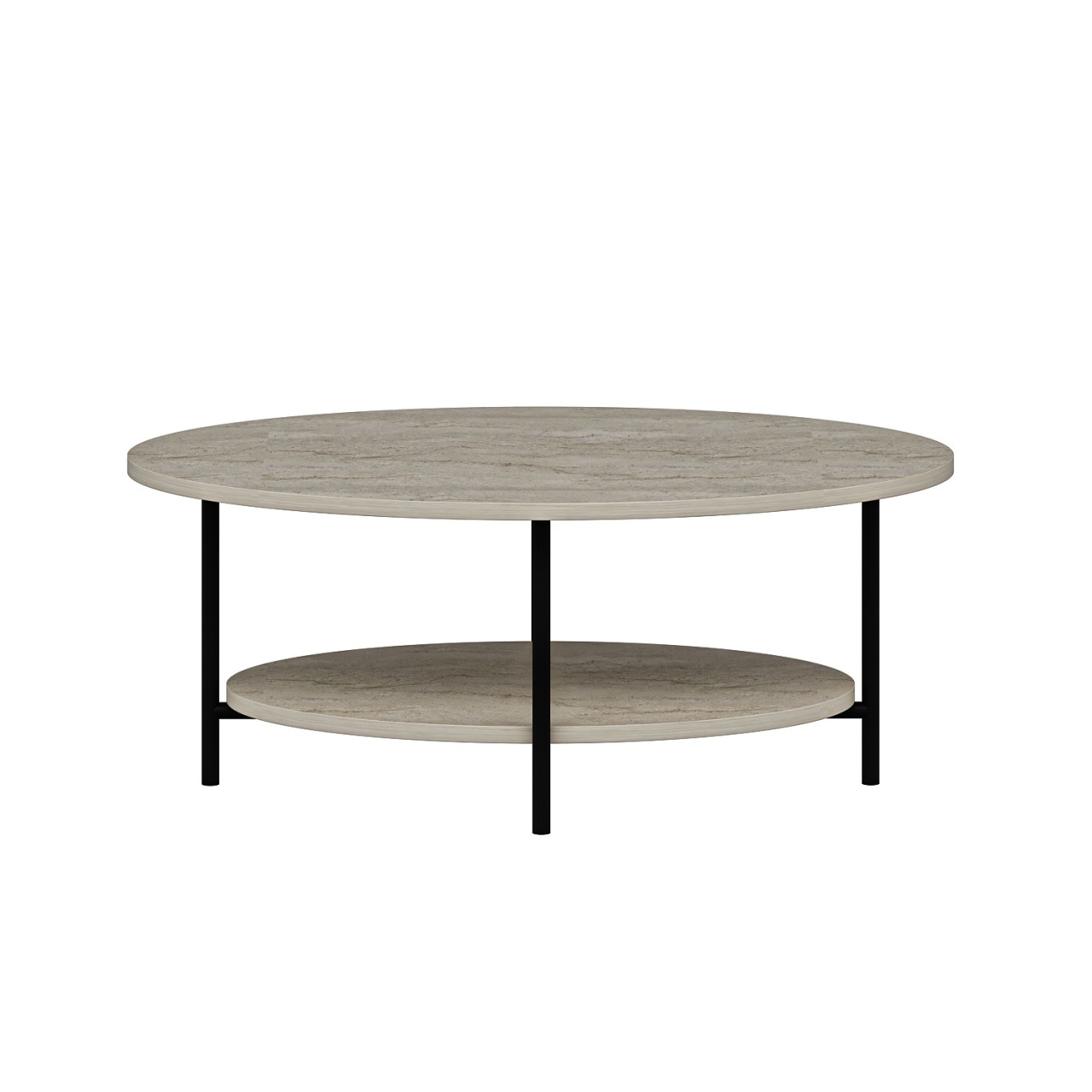 Măsuţă de cafea, Elis Travertine, UnicUtil, Travertin, Lățime: 90 cm, Înălțime: 36 cm, Adâncime: 60 cm - view 2