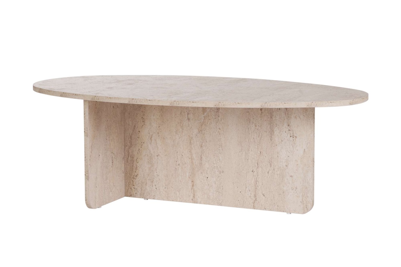 Măsuţă de cafea, Orba Travertine, UnicUtil, Travertin, Lățime: 120 cm, Înălțime: 40 cm, Adâncime: 65 cm - view 7