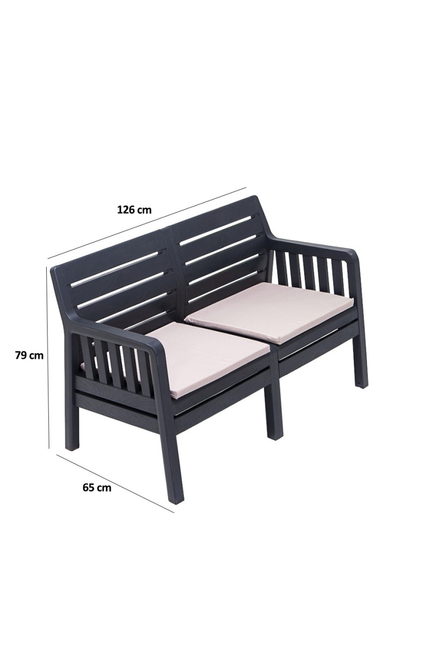 Mobilier Gradina, Shell echo, UnicUtil, Culoarea Gri - 4 | YEO