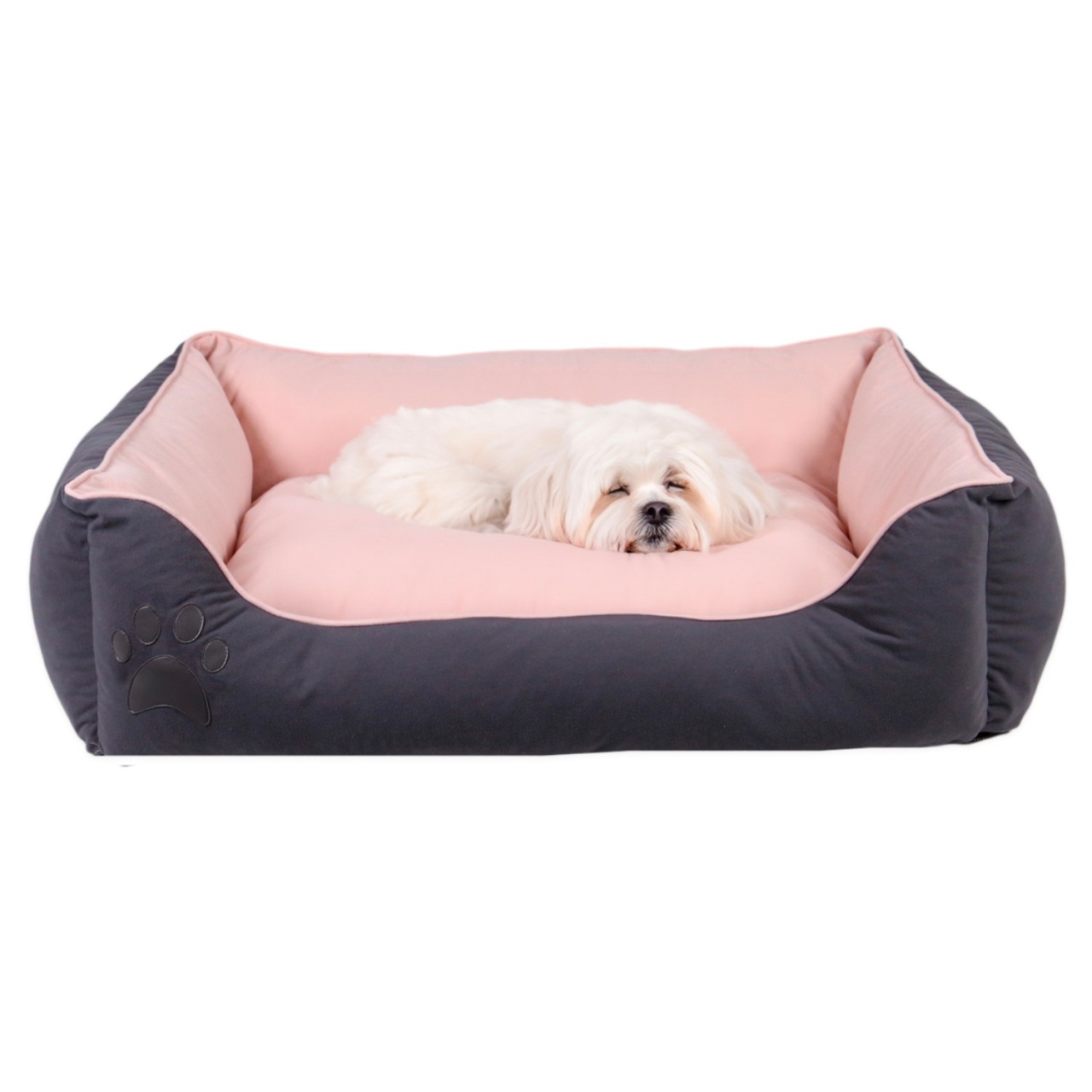 Pat animale companie, Root wave, UnicUtil, Culoarea Gri Roz - 1 | YEO