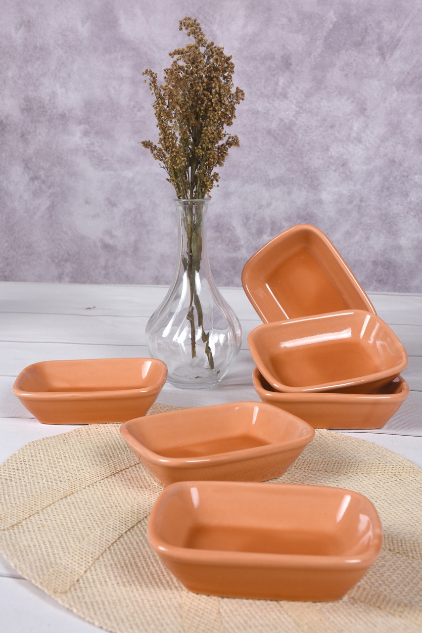 Set Ceramica (6 Bucati), Spark units, UnicUtil, Culoarea Portocaliu