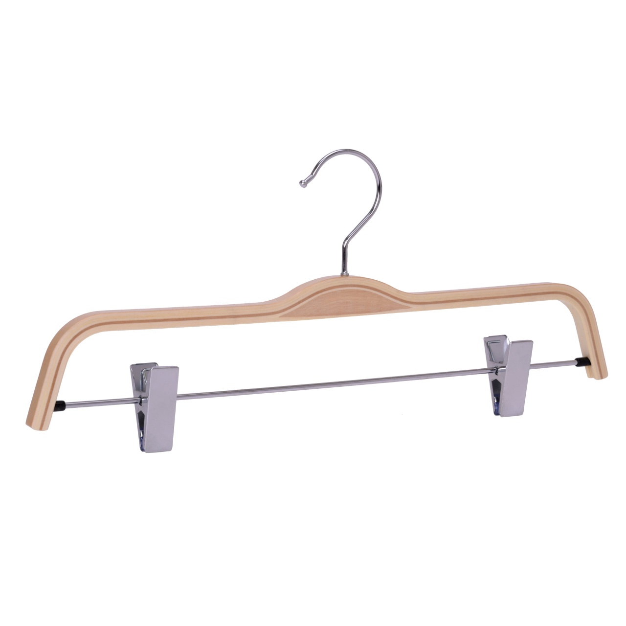 Umeraș din lemn cu cleme, Natur, 1 bucata - imagine 3