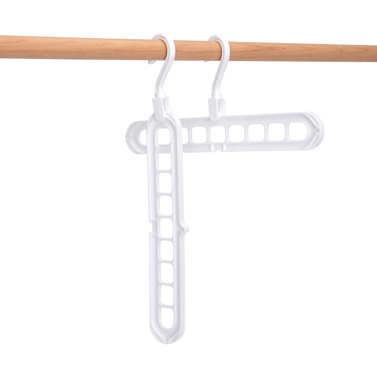 Umeraș din plastic alb pentru organizare orizontală și verticală - ideal pentru articole speciale - 1 | YEO