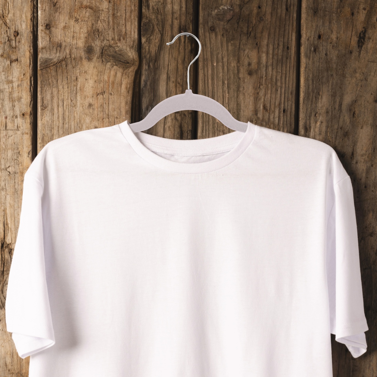 Umeraș din plastic dur acoperit cu catifea anti-alunecare, Crem, 1 bucata - imagine 3