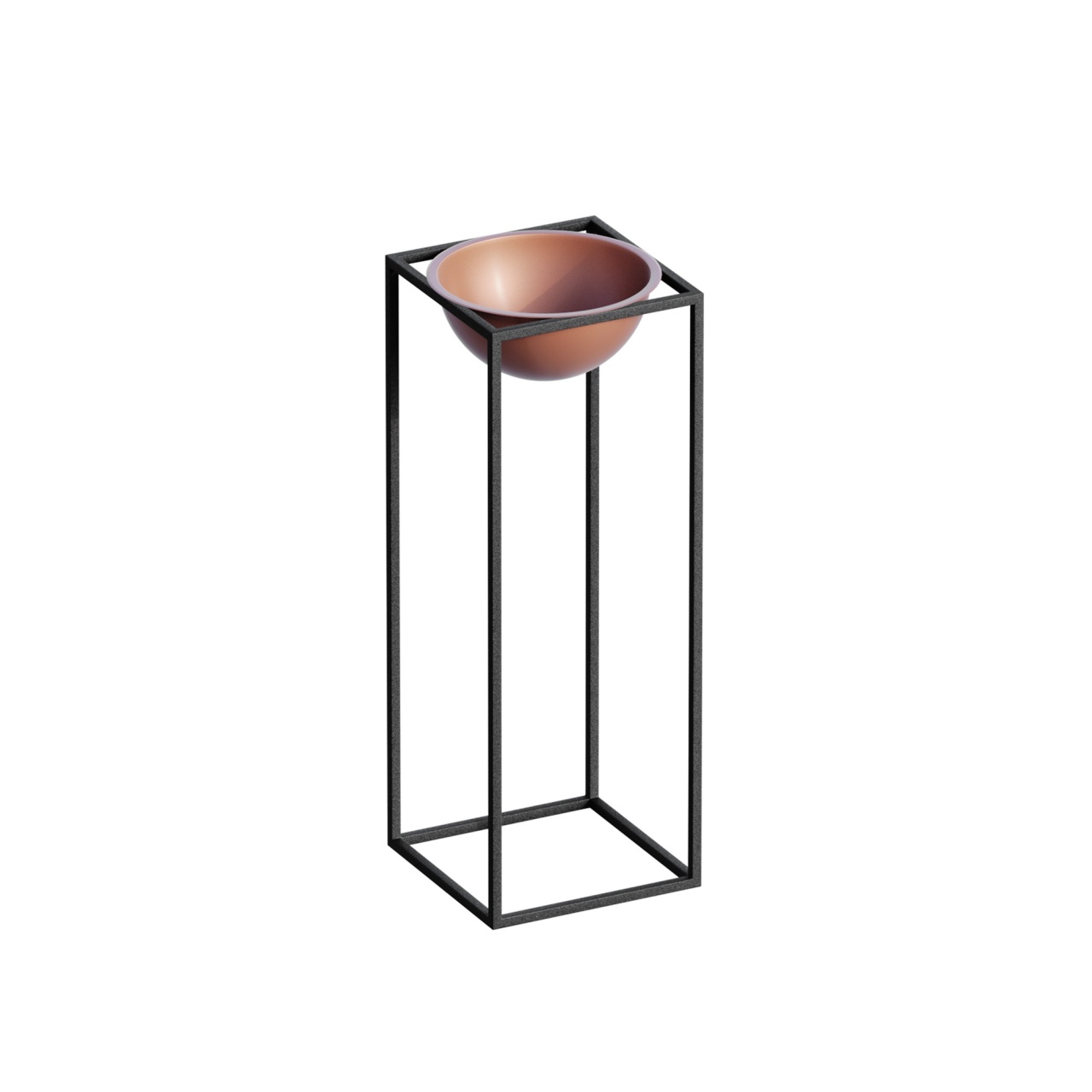 Vas Decorativ, Spark stone, UnicUtil, Culoarea Negru Cupru - 3 | YEO