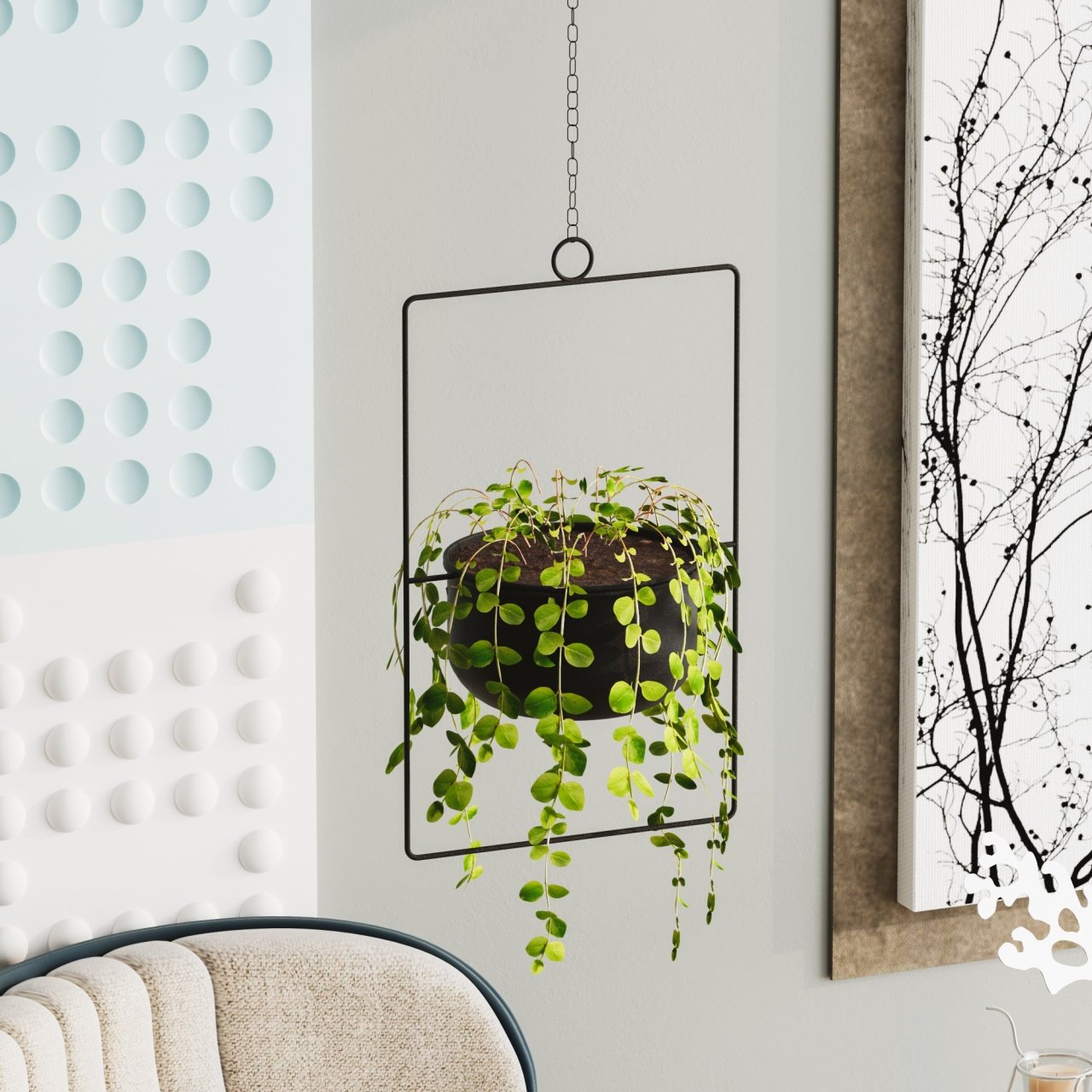Vas Decorativ, Wave shade, UnicUtil, Culoarea Negru - 2 | YEO