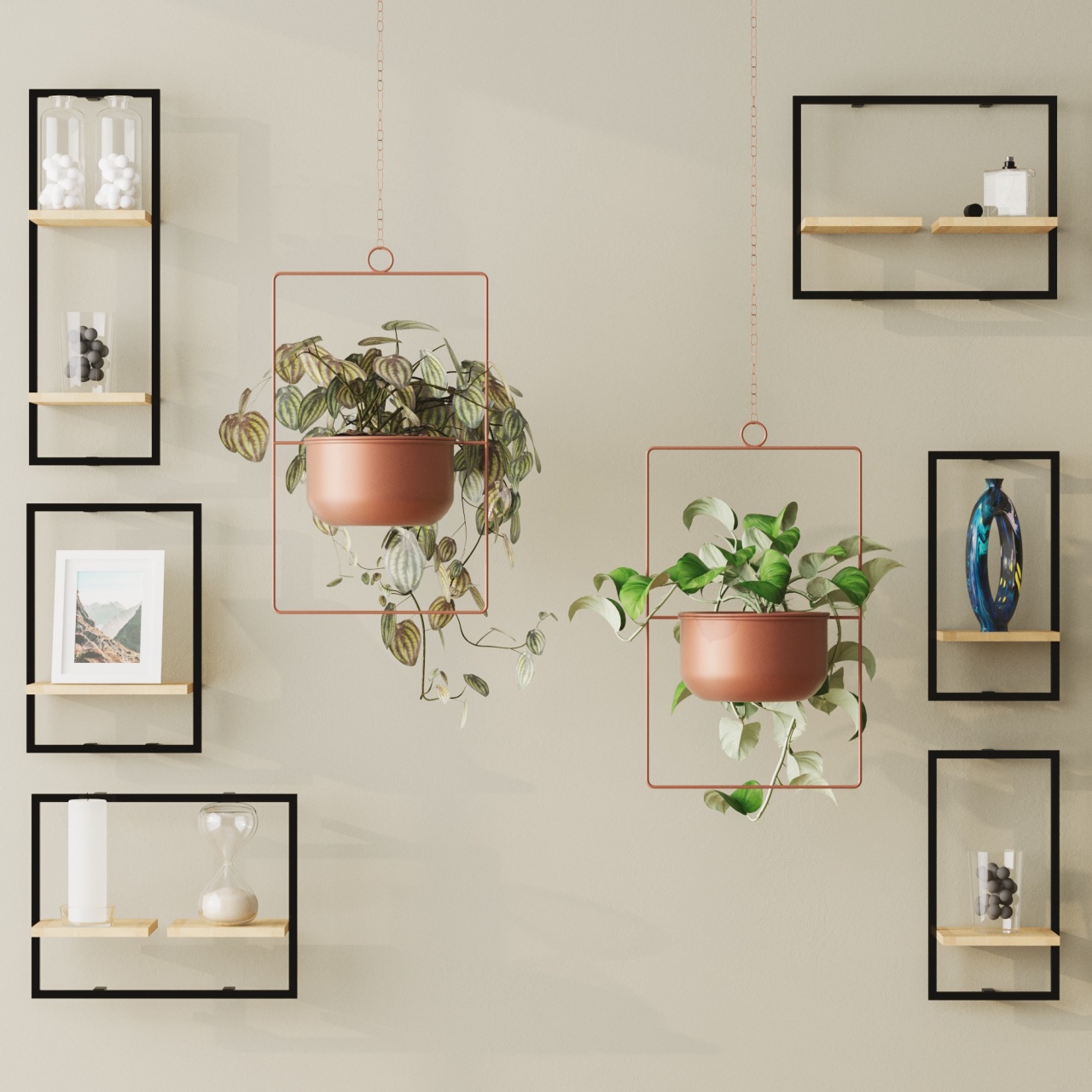 Vas Decorativ, Wave shell, UnicUtil, Culoarea Cupru - 3 | YEO