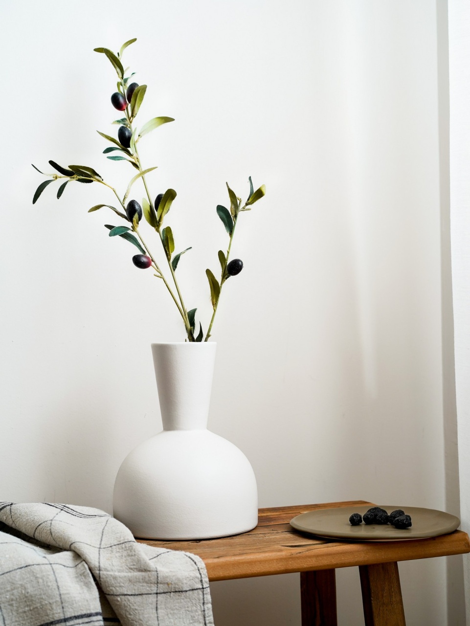 Vaza, Root stone, UnicUtil, Culoarea Alb - 1 | YEO