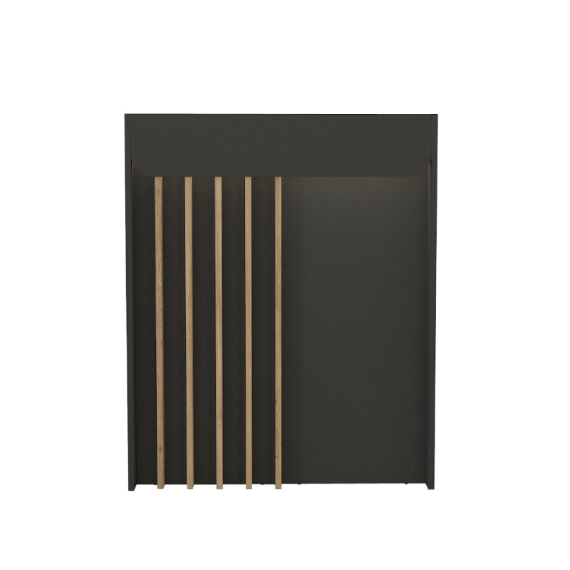 Birou recepție, Karibu LED Front Desk, UnicUtil, Gri-Bej - imagine 7