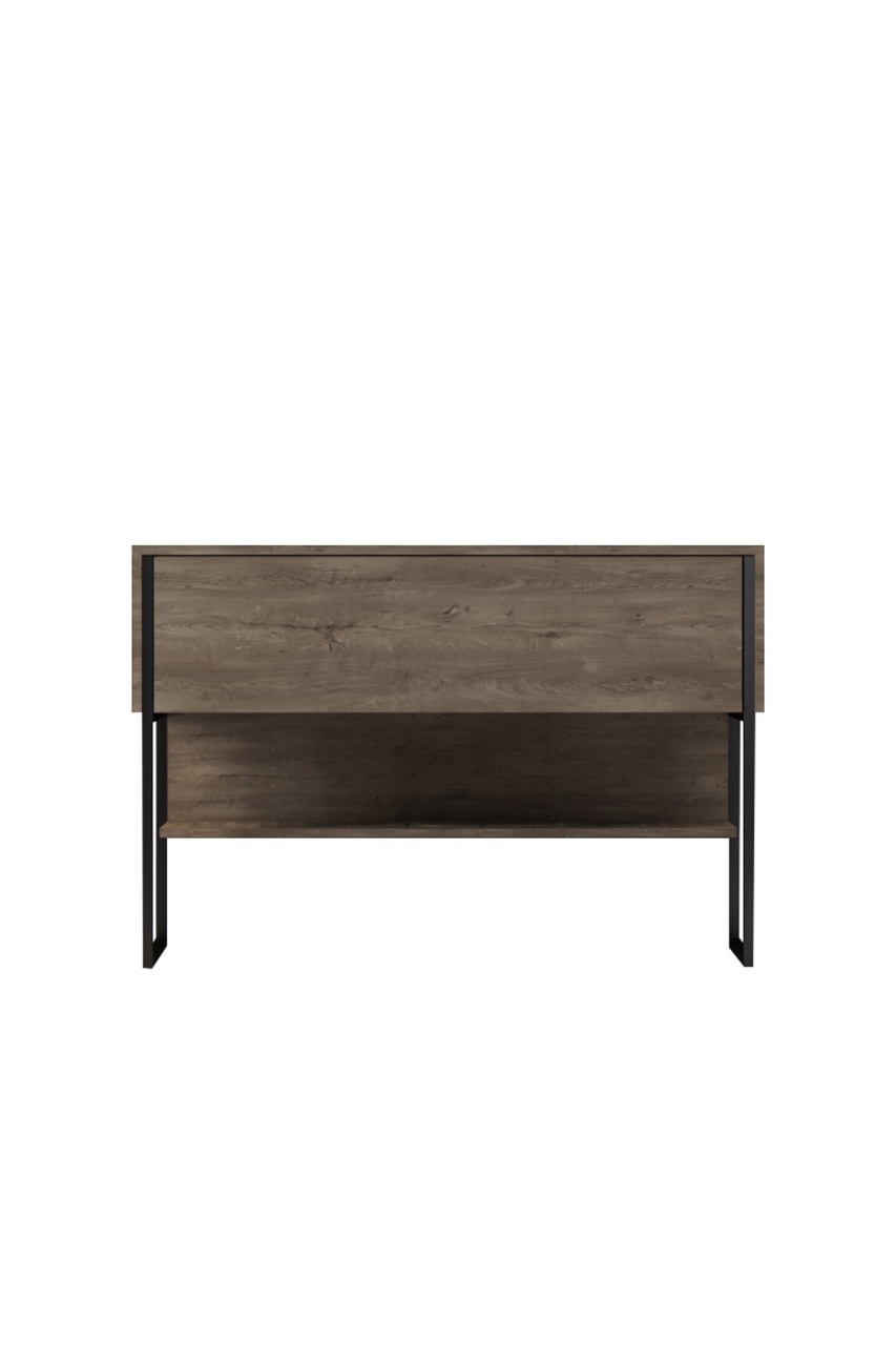 Comodă, Luxe Black, UnicUtil, Negru-Nuc, Lățime: 120 cm, Înălțime: 80 cm, Adâncime: 30 cm - view 6