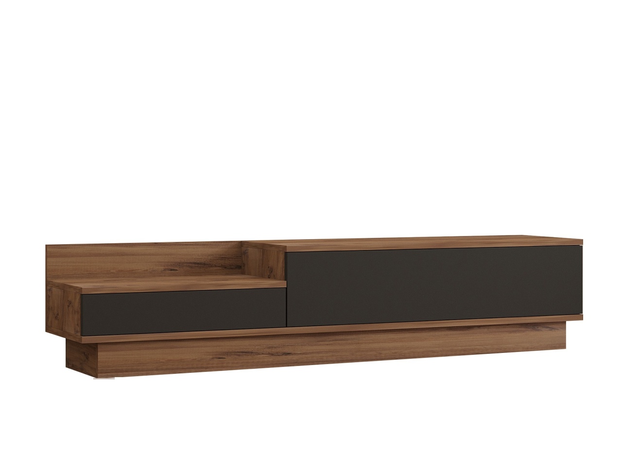 Comoda TV, As R, UnicUtil, Pin Atlantic-Antracit, Lățime: 160 cm, Înălțime: 35 cm, Adâncime: 35 cm - view 5