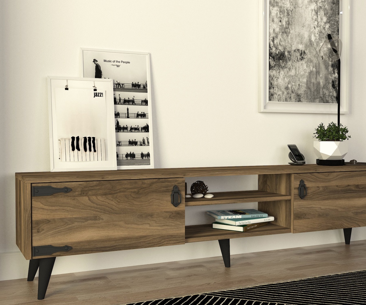 Comoda TV, Cozy Living, UnicUtil, Nuc - imagine 10