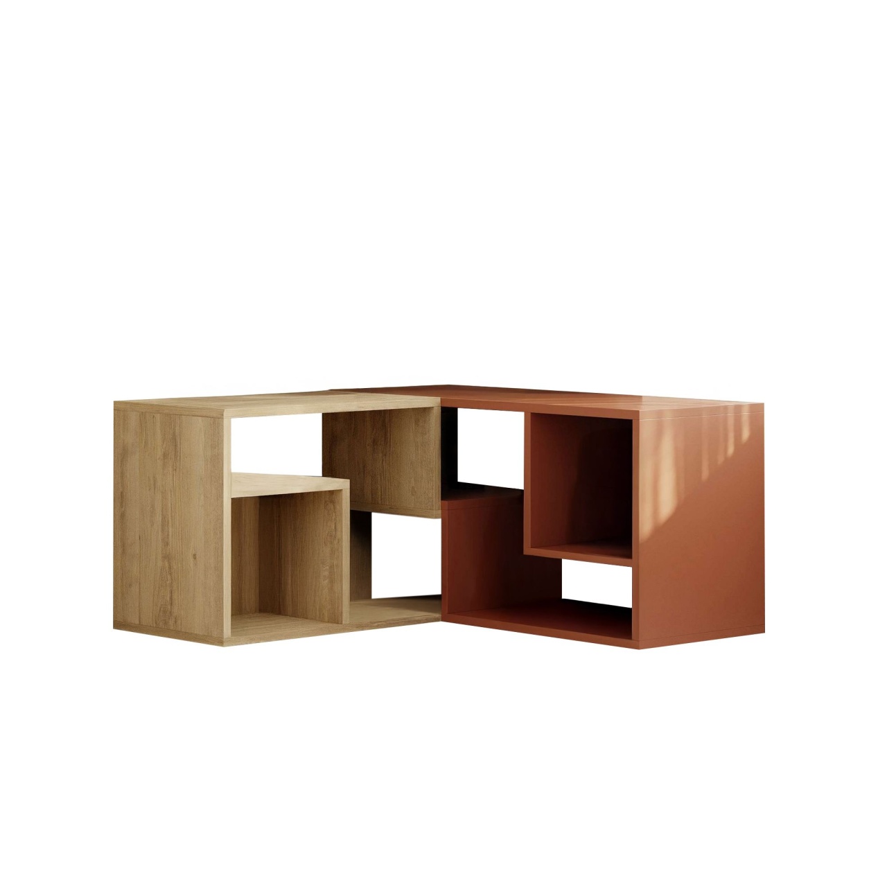 Comoda TV, Glis Sapphire, UnicUtil, Stejar Safir-Scorțișoară, Lățime: 145 cm, Înălțime: 44,8 cm, Adâncime: 35 cm - view 4
