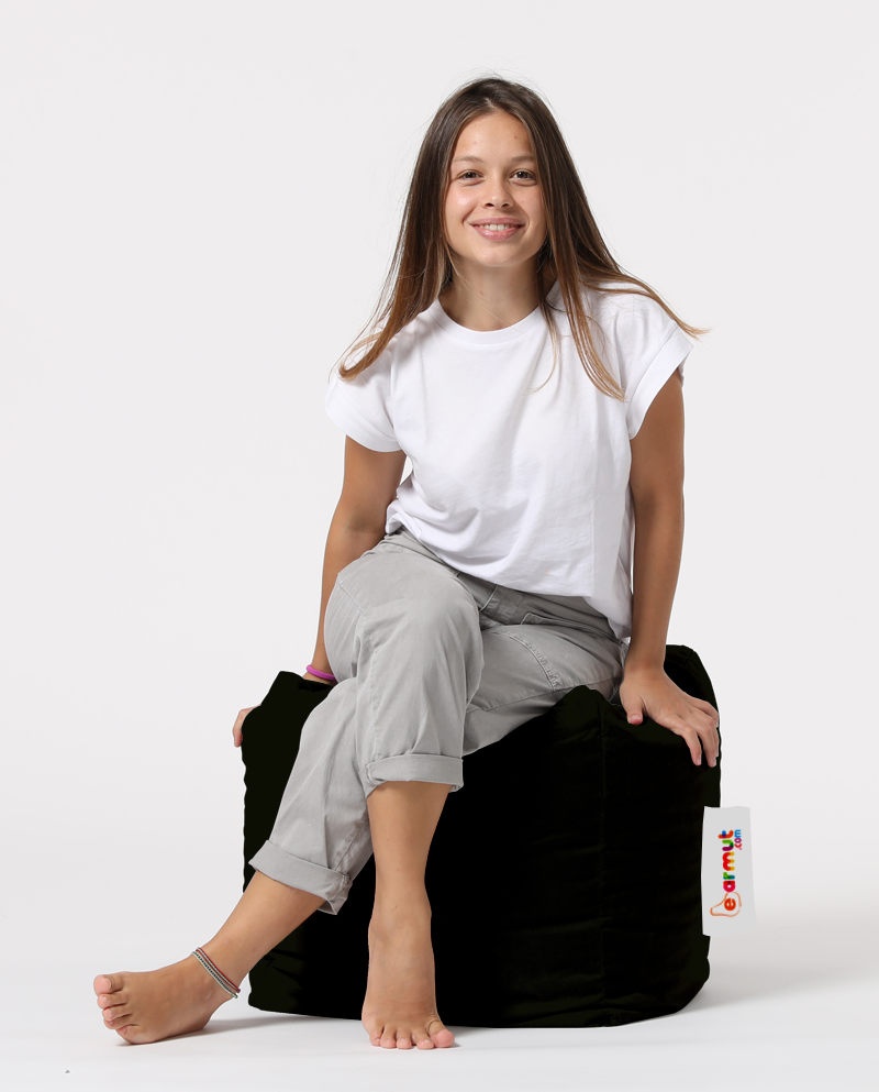Fotoliu Puf Gradina, Stone thorn, UnicUtil, Culoarea Negru - 3 | YEO