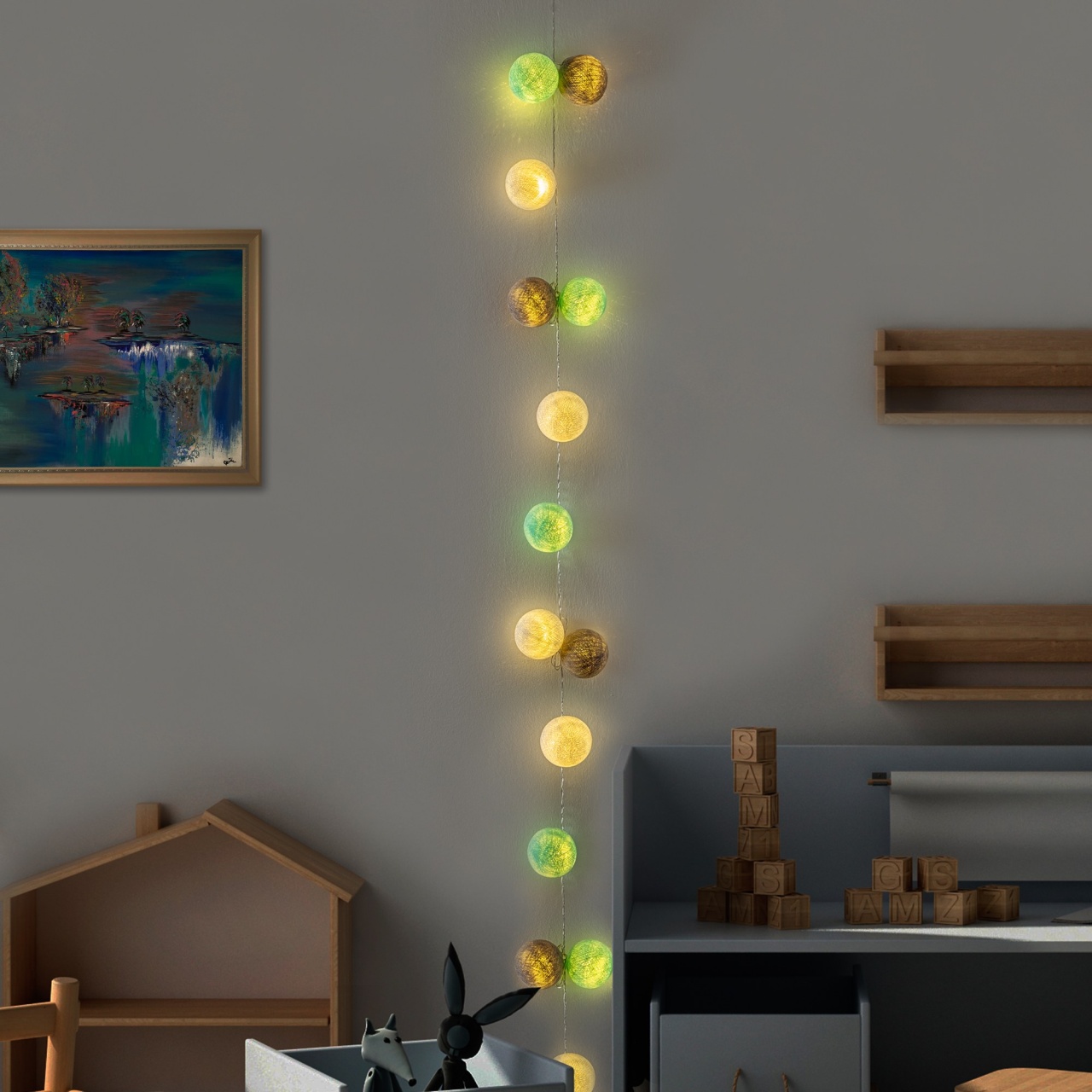 Lampa Perete, Glow drift, UnicUtil, Culoarea Multicolor - 2 | YEO