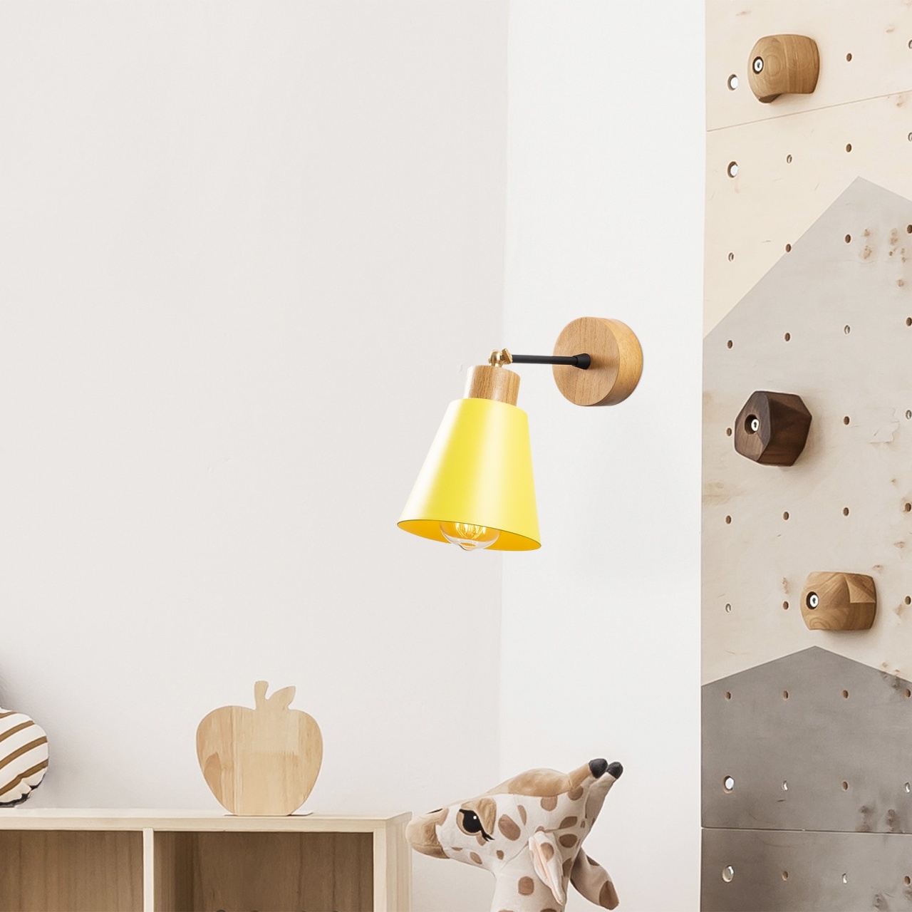 Lampa Perete, Storm dust, UnicUtil, Culoarea Galben - 1 | YEO
