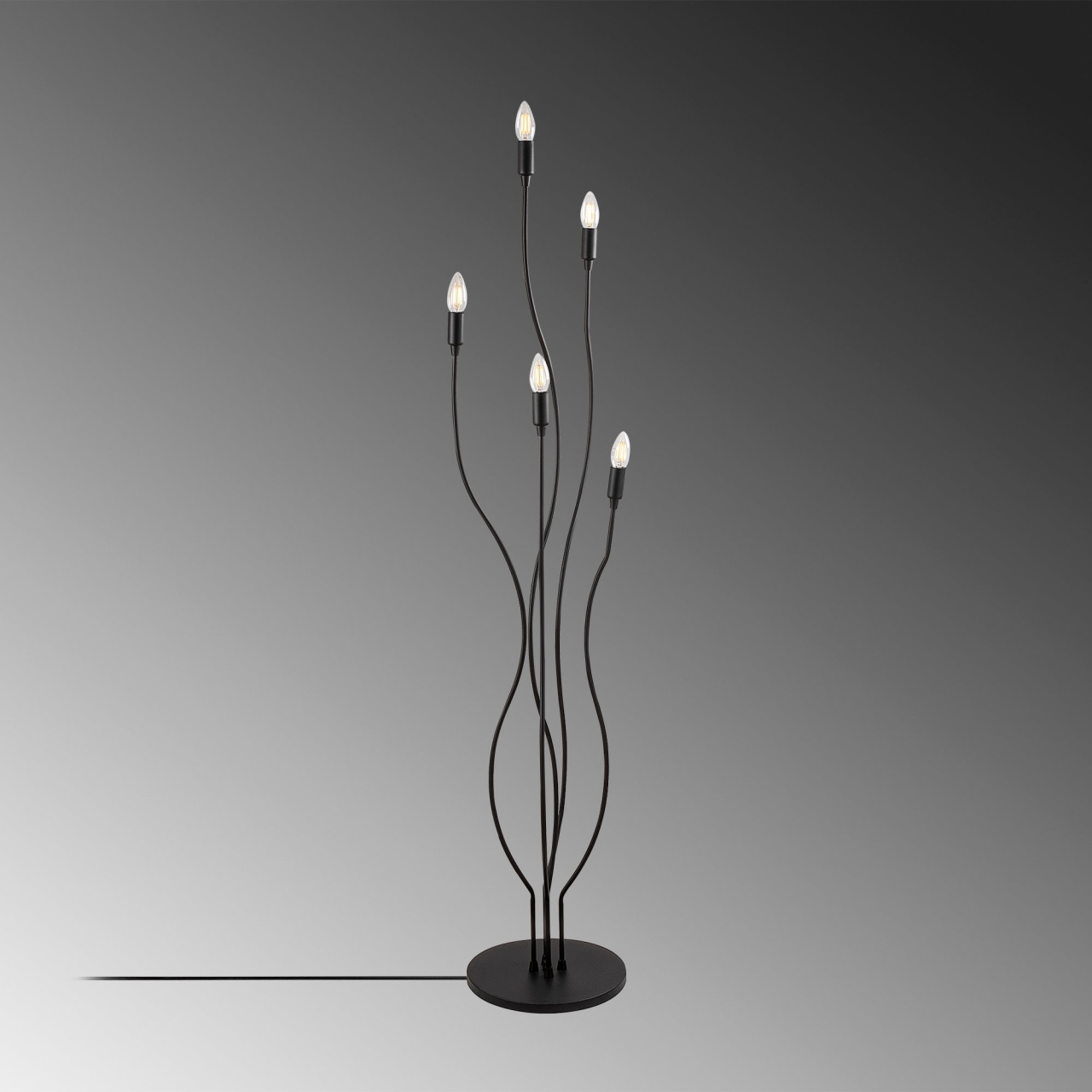 Lampadar, Peak glow, UnicUtil, Culoarea Negru - 3 | YEO