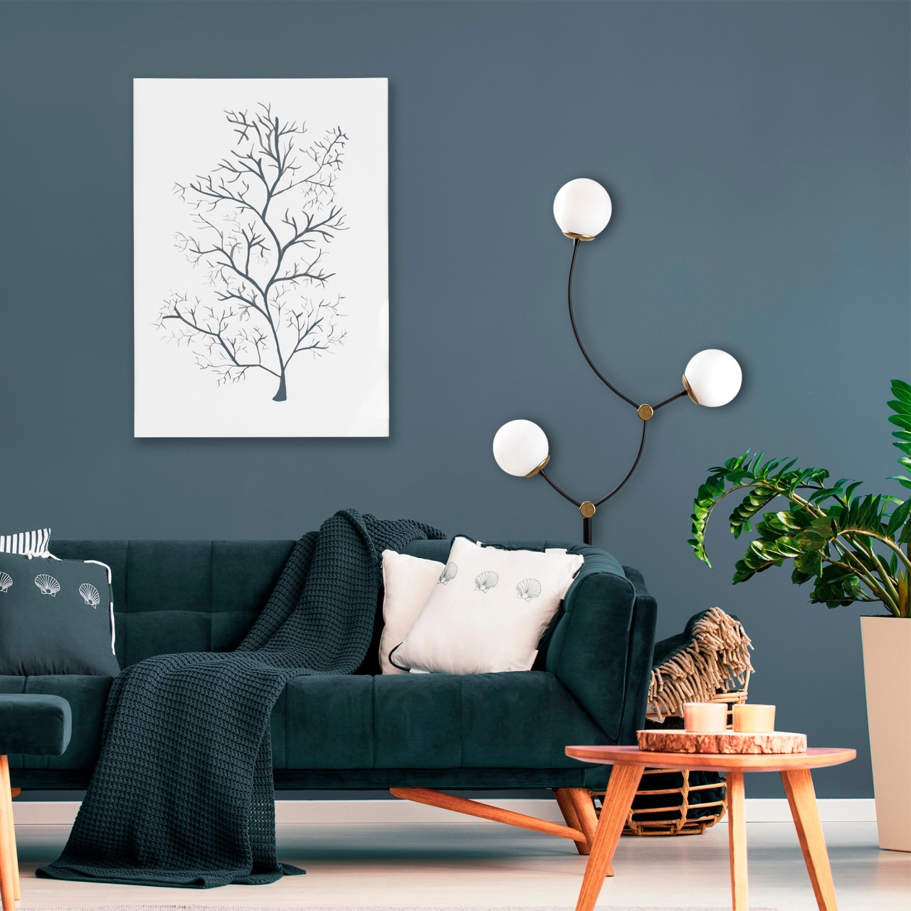 Lampadar, Thorn storm, UnicUtil, Culoarea Negru Alb