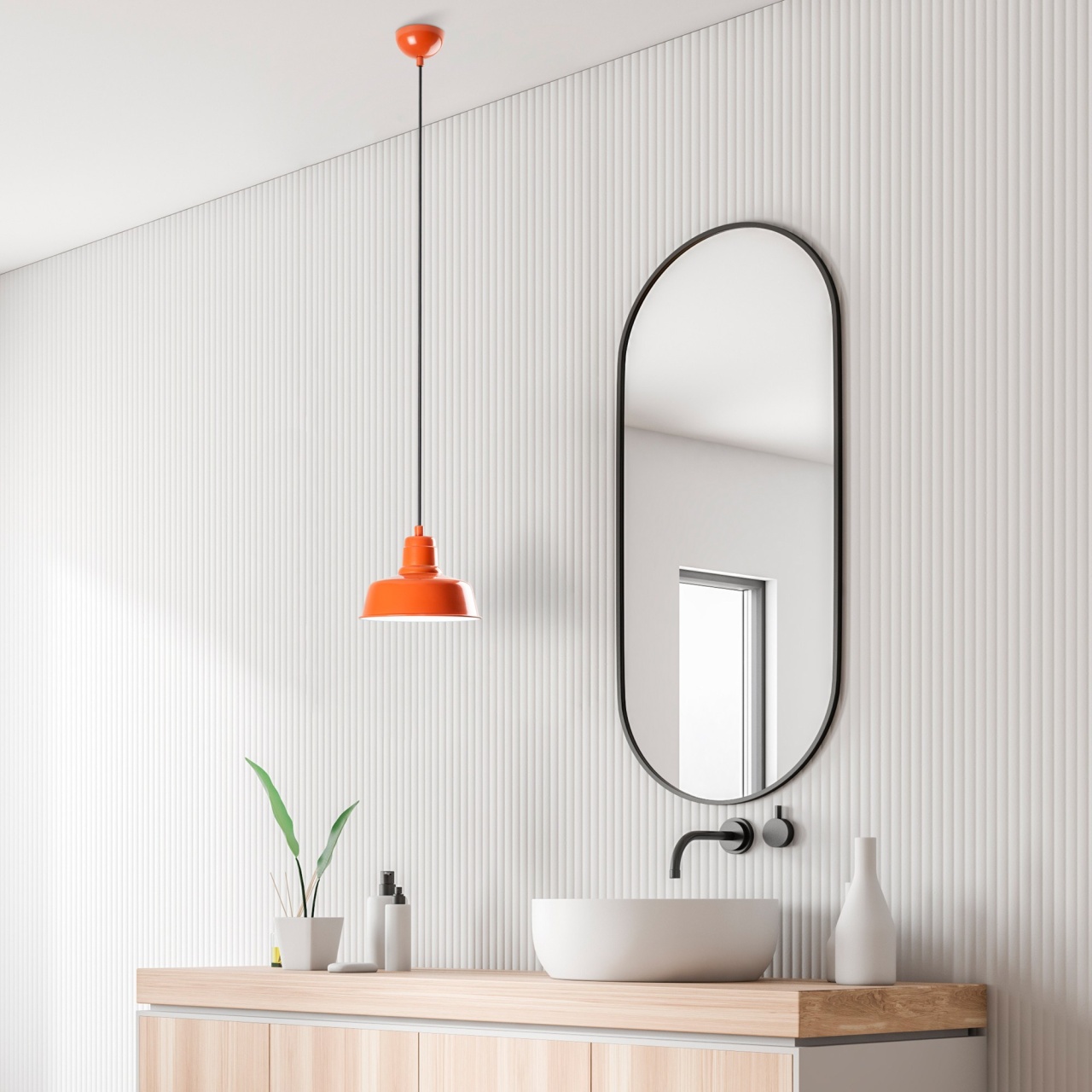 Lustra, Thorn ridge, UnicUtil, Culoarea Portocaliu - 2 | YEO