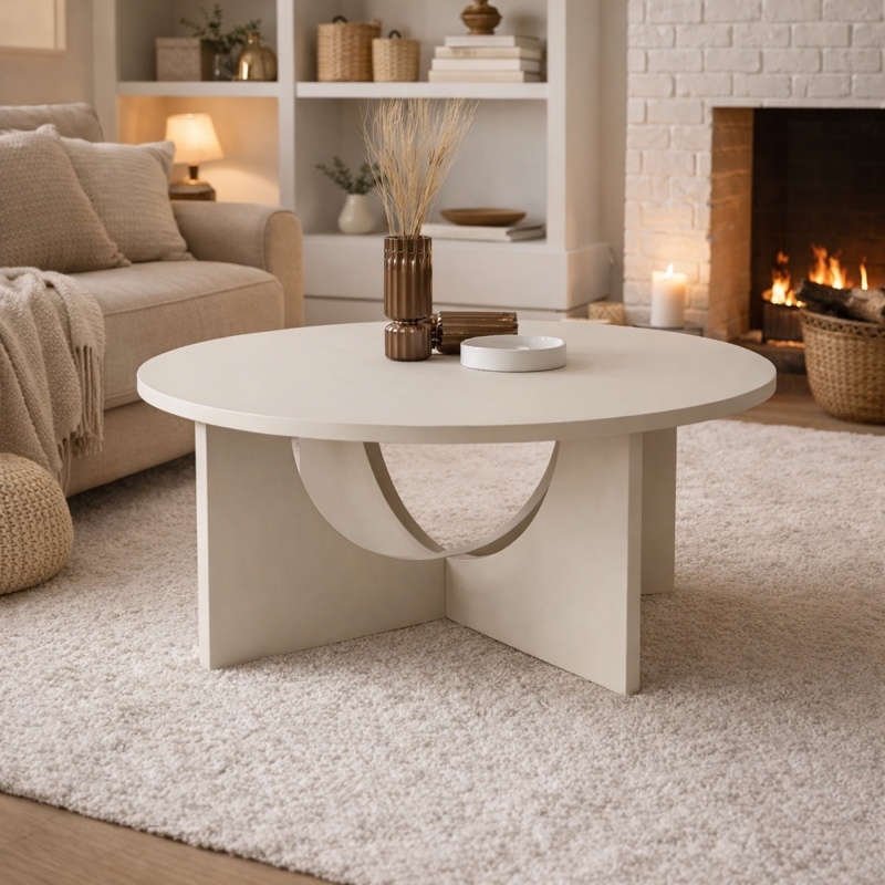 Masă de cafea, Lemmar Sandstone, UnicUtil, Crem - imagine 2