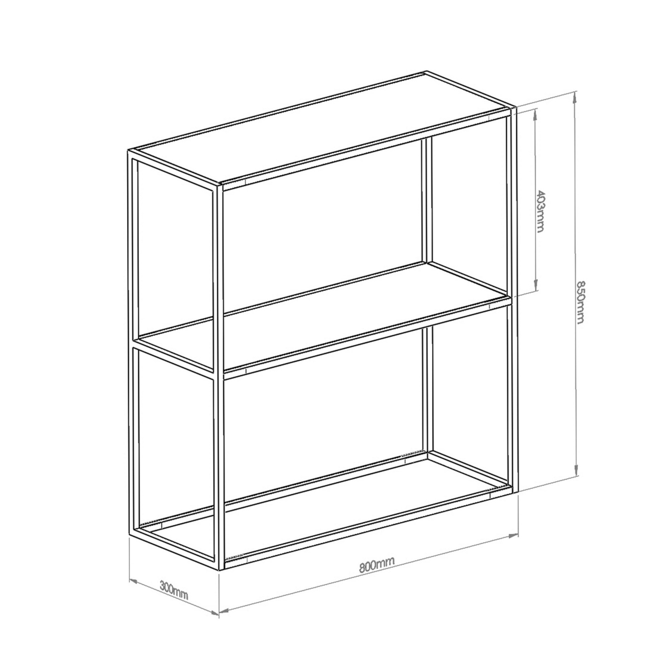 Masa decor, Andas Black, UnicUtil, Negru, Lățime: 80 cm, Înălțime: 85 cm, Adâncime: 30 cm, 706CLN1107 - view 8