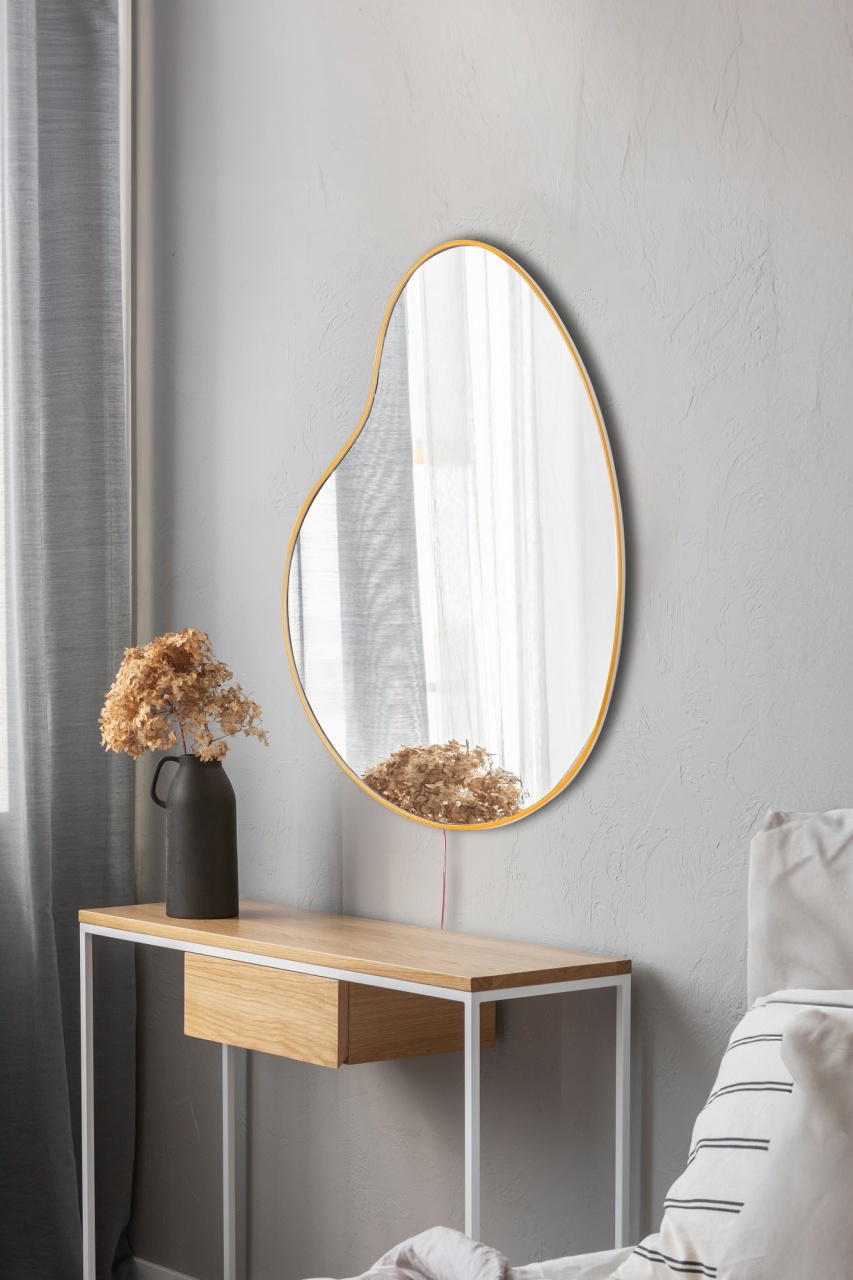 Oglinda, Spark leaf, UnicUtil, Culoarea Galben - 2 | YEO