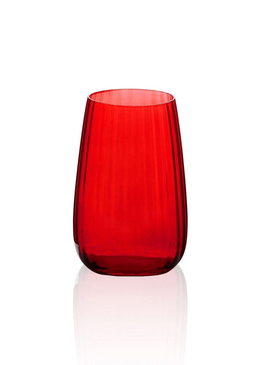 Pahar Sticla, Shade cloud, UnicUtil, Culoarea Rosu - 4 | YEO