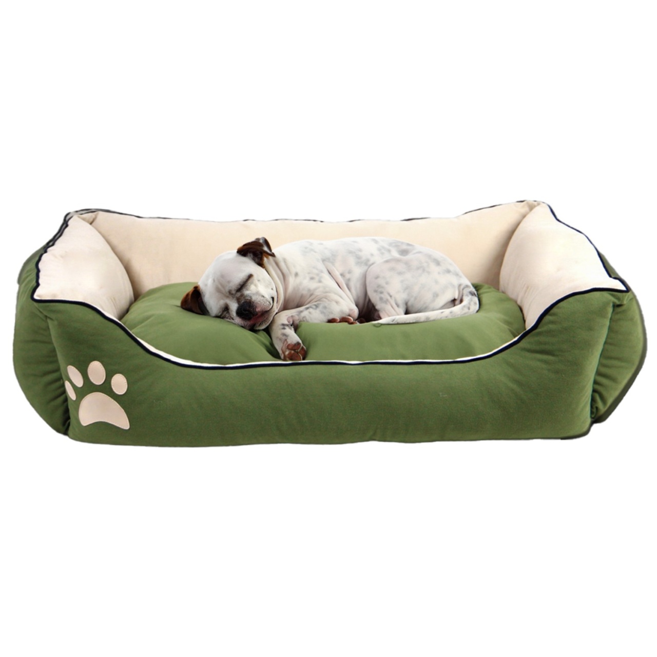 Pat animale companie, Stone dust, UnicUtil, Culoarea Verde Crem - 1 | YEO